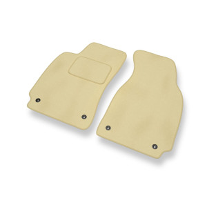 Alfombrillas de Velour adecuadas para Skoda Superb I Berlina (2001-2008) - alfombras para coche - Premium color beige