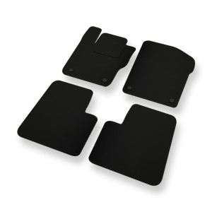 Alfombrillas de fieltro adecuadas para Mercedes-Benz Classe M W166 SUV (2012-2015) - alfombras para coche - color negro