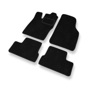 Alfombrillas de Velour adecuadas para Opel Astra F Caravan, Hatchback, Cabrio, Berlina (1991-2002) - alfombras para coche - Premium color negro
