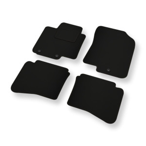 Alfombrillas de fieltro adecuadas para Hyundai i20 II Hatchback, Active, Coupé (2014-2020) - alfombras para coche - color negro