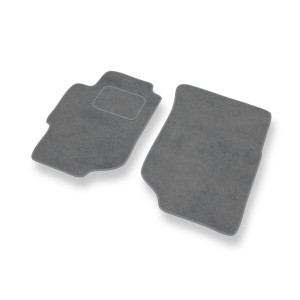 Alfombrillas de Velour adecuadas para Honda Accord VI Coupé, Berlina, Tourer (1998-2002) - alfombras para coche - Premium color gris