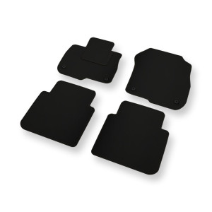 Alfombrillas de fieltro adecuadas para Honda CR-V V SUV (2018-2023) - alfombras para coche - color negro
