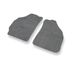 Alfombrillas de Velour adecuadas para Daewoo Matiz Hatchback (1998-2008) - alfombras para coche - Premium color gris