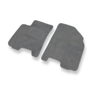 Alfombrillas de Velour adecuadas para Daewoo Kalos Berlina (2002-2011) - alfombras para coche - Premium color gris