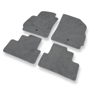 Alfombrillas de Velour adecuadas para Chevrolet Orlando Monovolumen (2010-2018) - alfombras para coche - Premium color gris