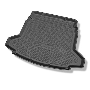 Alfombra para maletero adecuada para Saab 9-3 SportSedan (2002-05.2014) - Protector maletero - Alfombrilla maletero antideslizante - con compartiment