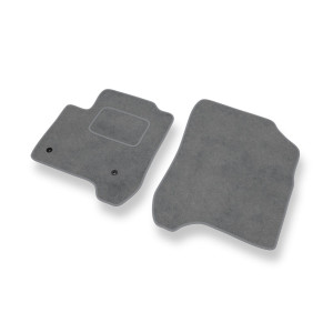 Alfombrillas de Velour adecuadas para Citroen C3 Picasso Monovolumen (2008-2017) - alfombras para coche - Premium color gris