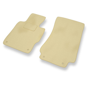 Alfombrillas de Velour adecuadas para BMW Z3 I E36 Coupé, Roadster (1995-2003) - alfombras para coche - Premium color beige