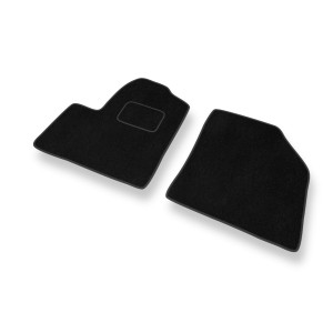 Alfombrillas de Velour adecuadas para Ford Transit Connect Furgoneta (2003-2014) 5-plazas - alfombras para coche - Premium color negro