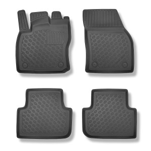 Alfombrillas de TPE adecuadas para Volkswagen Tiguan II SUV (05.2016-....) - alfombras para coche