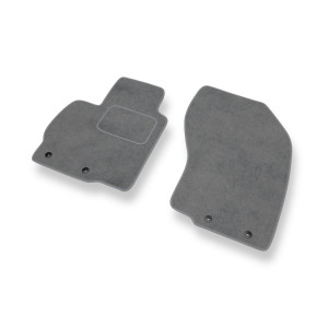 Alfombrillas de Velour adecuadas para Mitsubishi ASX SUV (2010-2021) - alfombras para coche - Premium color gris
