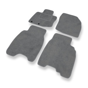 Alfombrillas de Velour adecuadas para Honda Civic VIII Coupé, Hatchback, Berlina (2006-2011) 3 puertas, 5 puertas - alfombras para coche - Premium co