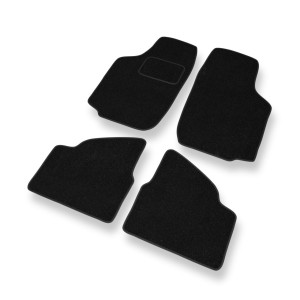 Alfombrillas de fieltro adecuadas para Opel Corsa C Hatchback, Berlina, Furgoneta (2000-2006) - alfombras para coche - color negro