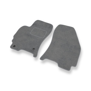 Alfombrillas de Velour adecuadas para Ford Mondeo III Hatchback, Familiar, Berlina (2000-2007) - alfombras para coche - Premium color gris