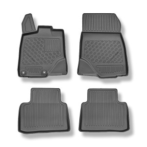 Alfombrillas de TPE adecuadas para Peugeot 5008 III Hybrid (mild hybrid) SUV (10.2024-....) - sin la tercera fila - alfombras para coche