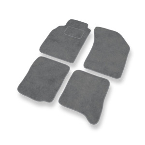 Alfombrillas de Velour adecuadas para Nissan Maxima V Berlina (1999-2003) - alfombras para coche - Premium color gris