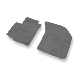 Alfombrillas de Velour adecuadas para Fiat Sedici Crossover (2005-2014) - alfombras para coche - Premium color gris