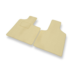 Alfombrillas de Velour adecuadas para Chrysler Voyager Monovolumen (1996-2000) - alfombras para coche - Premium color beige