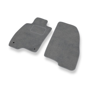 Alfombrillas de Velour adecuadas para Alfa Romeo MiTo Hatchback (2008-2018) - alfombras para coche - Premium color gris