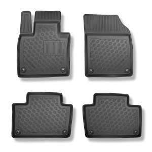 Alfombrillas de TPE adecuadas para Volvo XC90 II SUV (05.2015-....) - 5 o 7 plazas; sin la tercera fila; también para Plug-in Hybrid Recharge - alfom