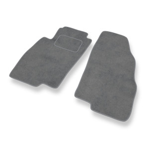 Alfombrillas de Velour adecuadas para Fiat Grande Punto Berlina (2005-2012) - alfombras para coche - Premium color gris
