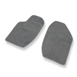 Alfombrillas de Velour adecuadas para Alfa Romeo 164 I Berlina (1987-1997) - alfombras para coche - Premium color gris