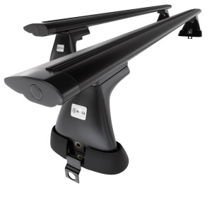 Portaequipajes de techo adecuadas para Mercedes-Benz Classe S W220 Berlina (1999-2005) - baca negra para coche - barras para techo de coche - sin pun
