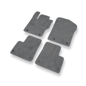 Alfombrillas de Velour adecuadas para Mercedes-Benz Classe M W166 SUV (2011-2015) - alfombras para coche - Premium color gris