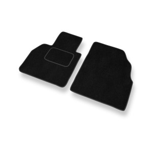 Alfombrillas de Velour adecuadas para Renault Scenic II Monovolumen (2003-2009) - alfombras para coche - Premium color negro