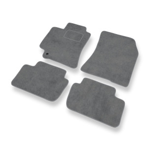 Alfombrillas de Velour adecuadas para Lexus IS I XE10 Berlina (1998-2005) - alfombras para coche - Premium color gris