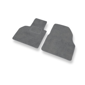 Alfombrillas de Velour adecuadas para Mercedes-Benz Citan Furgoneta (2012-2021) - alfombras para coche - Premium color gris