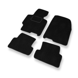 Alfombrillas de Velour adecuadas para Mazda Xedos 6 Berlina (1992-1999) - alfombras para coche - Premium color negro