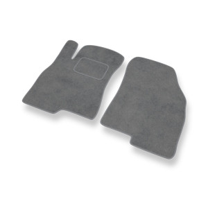 Alfombrillas de Velour adecuadas para Kia Optima I Berlina (2000-2005) - alfombras para coche - Premium color gris