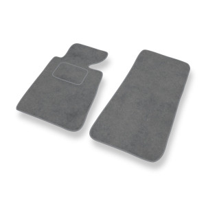 Alfombrillas de Velour adecuadas para BMW 5 III E34 Berlina, Touring (1988-1997) - alfombras para coche - Premium color gris
