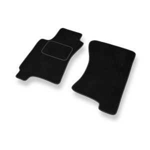 Alfombrillas de Velour adecuadas para Subaru Impreza I Coupé, Familiar, Berlina (1992-2000) - alfombras para coche - Premium color negro