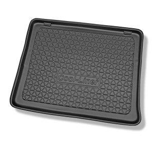 Alfombra para maletero adecuada para Renault Clio III Sport Tourer (01.2008-02.2013) - Protector maletero - Alfombrilla maletero antideslizante - par