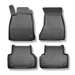 Alfombrillas de TPE adecuadas para Audi A4 B9 Avant, Sedan (11.2015-2024) - también versión Quattro - alfombras para coche