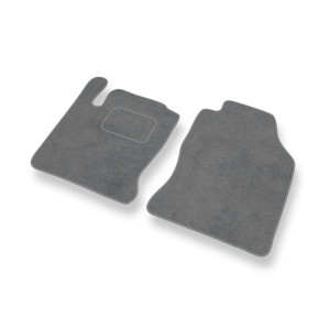 Alfombrillas de Velour adecuadas para Ford Focus I Hatchback, Familiar, Berlina (1998-2005) - alfombras para coche - Premium color gris