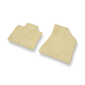 Alfombrillas de Velour adecuadas para Kia Sorento II SUV (2009-2015) - alfombras para coche - Premium color beige