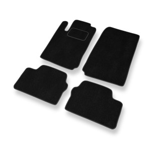 Alfombrillas de Velour adecuadas para Opel Vectra B Caravan, Hatchback, Berlina (1995-2002) - alfombras para coche - Premium color negro