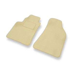 Alfombrillas de Velour adecuadas para Lancia Delta III Hatchback (2008-2014) - alfombras para coche - Premium color beige