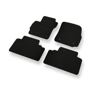 Alfombrillas de fieltro adecuadas para Mazda 5 II Furgoneta (2011-2015) - alfombras para coche - color negro