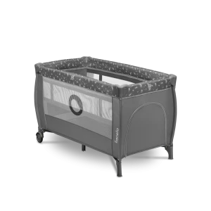 Stefi Plus Grey White — cuna de viaje