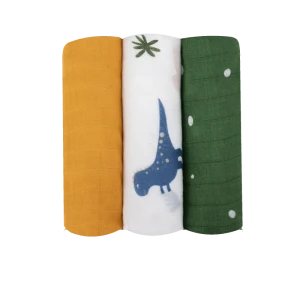 Bamboo Set Dino — pañales para bebés
