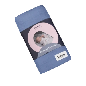Bamboo Swaddle Blue Denim — manta envolvente