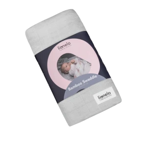 Bamboo Swaddle Grey Stone — manta envolvente