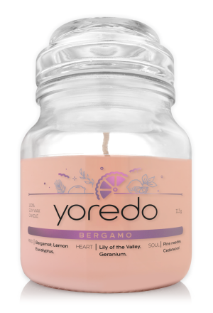 Yoredo Bergamo świeca sojowa zapachowa 113g