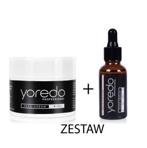Zestaw Yoredo Krem Professional 50ml SPF50+ Serum nawilżające Professional 30ml