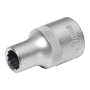 Klucz nasadowy 1/2", 12-kątny 19 mm
