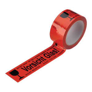 Taśma ostrzegawcza PVC Vorsicht Glas